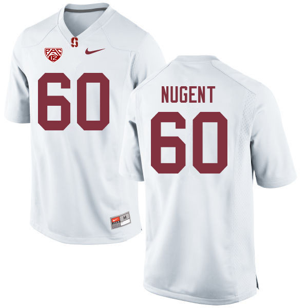 Men #60 Drake Nugent Stanford Cardinal College Football Jerseys Sale-White - Click Image to Close